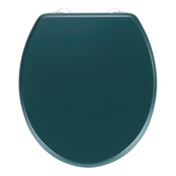 WENKO 25171100-WC Asiento para inodoro PRIMA 37x41 cm verde/plata
