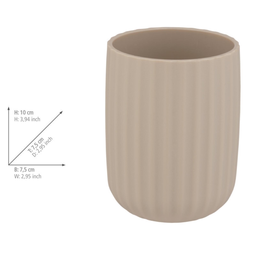 WENKO 25183100 - Vaso AGROPOLI 7,5x10 cm beige