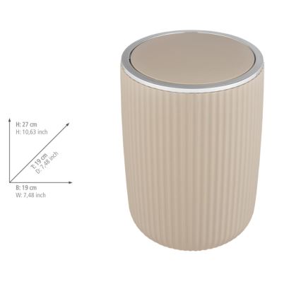 WENKO 25187100 - Cesta AGROPOLI 19x27 cm beige