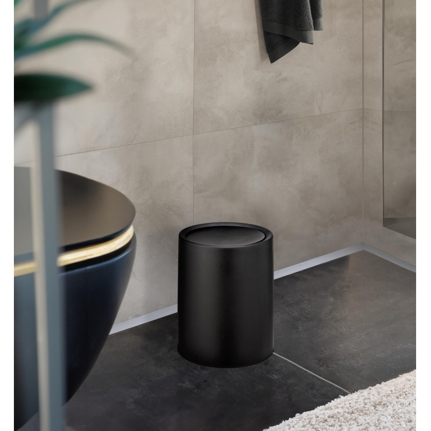 WENKO 25208100 - Cesta ATRI 21x25,5 cm negra