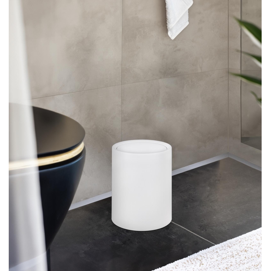 WENKO 25209100 - Cesta ATRI 21x25,5 cm blanca