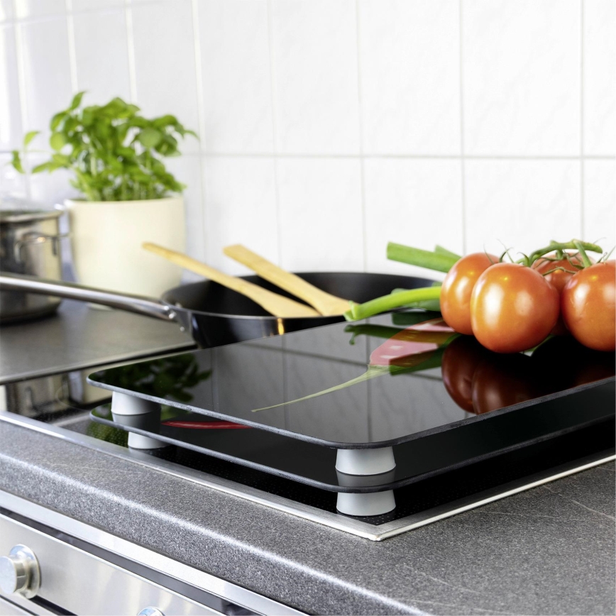 WENKO 2521380100 - Protector para placa de cocina 30x52 cm multicolor/gris/transparente