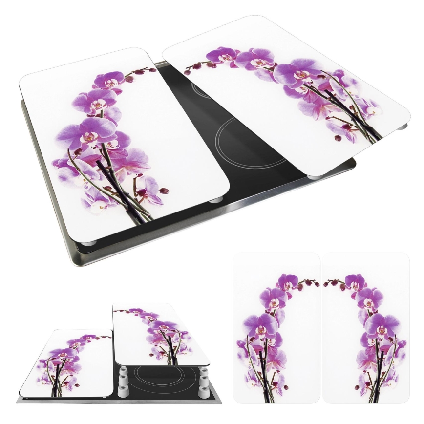 WENKO 2521433500 - Cubierta para placa ABDECKPLATTE - FLOR/PLANTA 30x52 cm multicolor