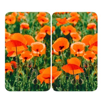 WENKO 2521434500-Placa de cubierta ABDECKPLATTE - FLOR/PLANTA 30x52 cm multicolor