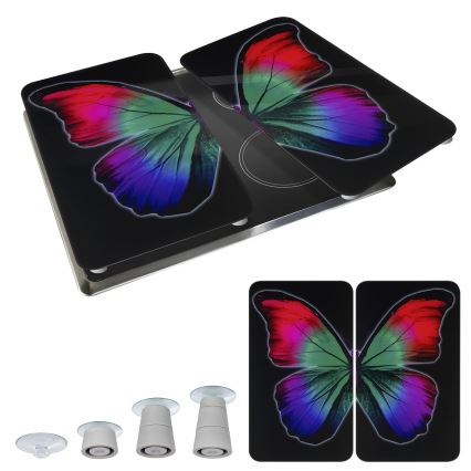 WENKO 2521474500 - Placa de cubierta ABDECKPLATTE - GRAFIK 30x52 cm multicolor