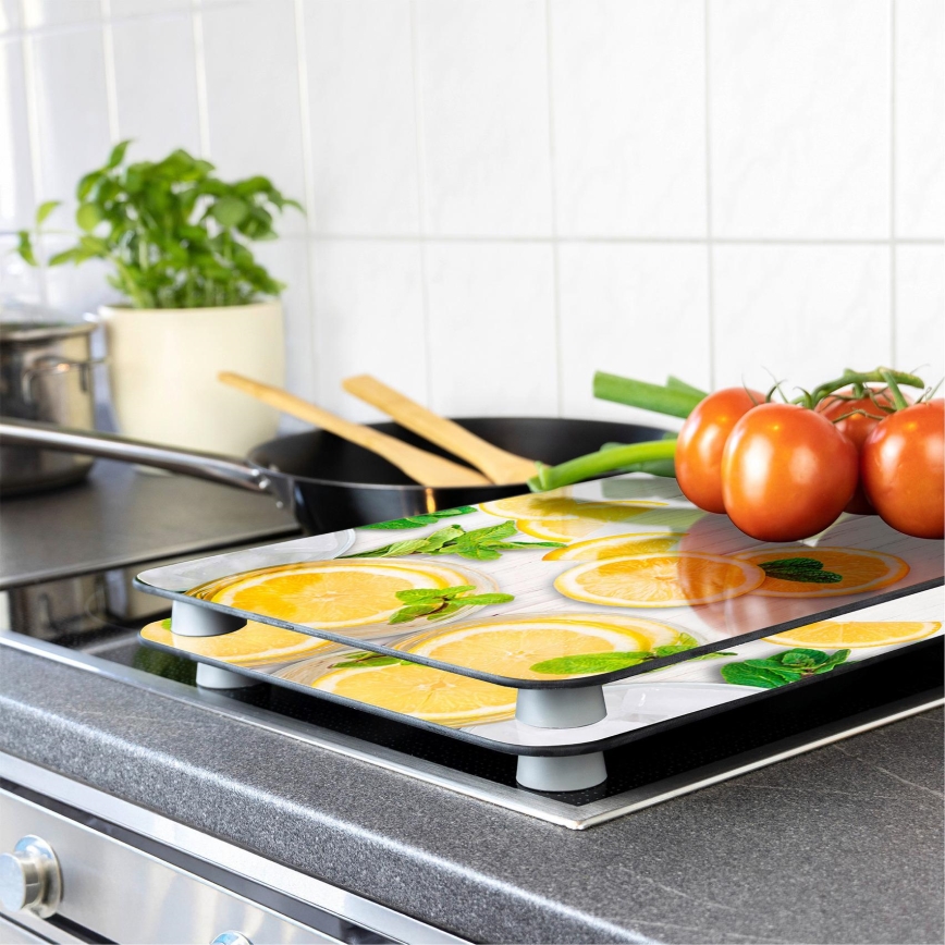 WENKO 2521512500 - Placa protectora ABDECKPLATTE - Apta para alimentos, 30 x 52 cm, multicolor