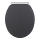 WENKO 25218100-WC asiento para inodoro MORRA 35x42 cm antracita/plata