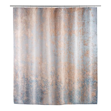 WENKO 25239100 - Cortina de ducha AGATE 180x200 cm multicolor