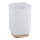 WENKO 25293100 - Vaso ROTELLO 8,5 x 11 cm blanco/marrón