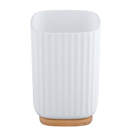 WENKO 25293100 - Vaso ROTELLO 8,5 x 11 cm blanco/marrón