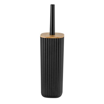WENKO 25304100 - Set para WC ROTELLO 10x36 cm negro/marrón