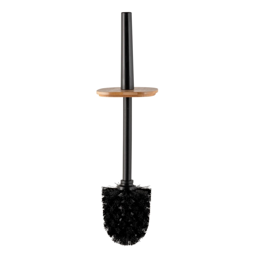 WENKO 25304100 - Set para WC ROTELLO 10x36 cm negro/marrón