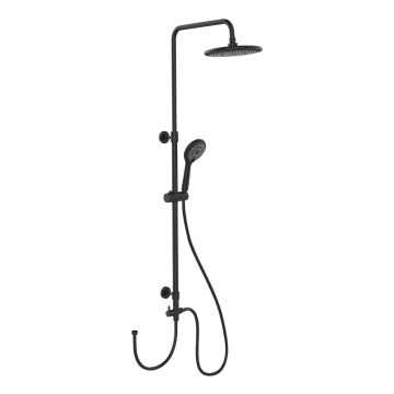WENKO 25311100 - Set de ducha WATERSAVING SYSTEM 120 cm negro