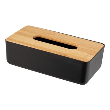 WENKO 25319100 - Caja de cosméticos ROTELLO 24x12,7 cm negro/marrón