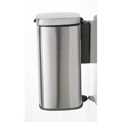 WENKO 25336100 - Cesta SARE 21,5x29,5 cm plateada