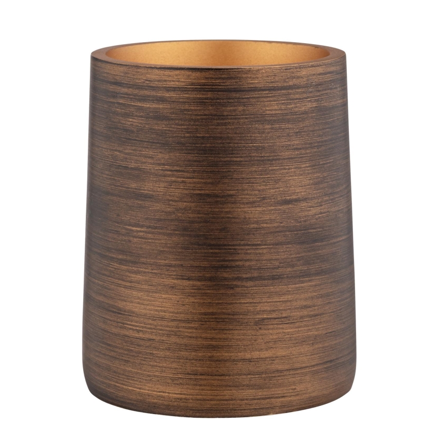 WENKO 25351100 - Vaso PALENA 8,5x10,8 cm, acabado en bronce