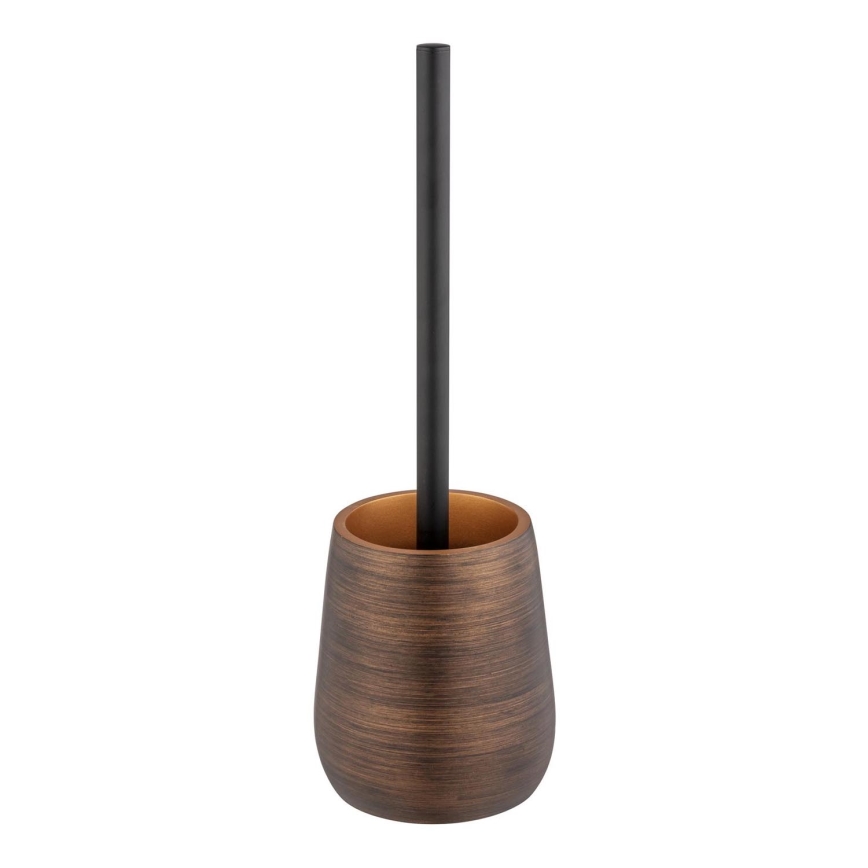 WENKO 25354100 - Escobilla de WC PALENA 12,5x37 cm, acabado en bronce