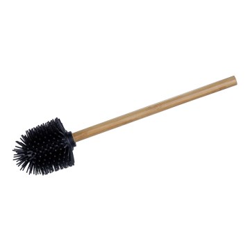 WENKO 25360100 - Escobilla de WC 7,5x35 cm marrón/negro