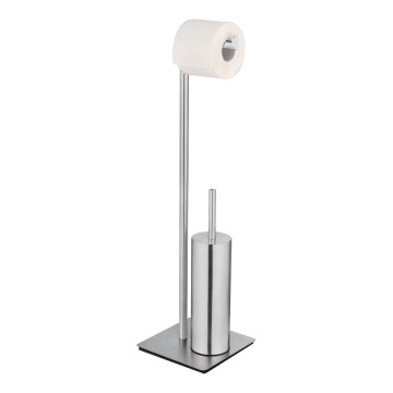 WENKO 25378100 - Escobilla para WC RECCO 20x71,5 cm satinado