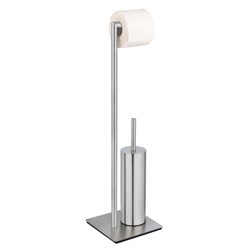 WENKO 25378100 - Escobilla para WC RECCO 20x71,5 cm satinado