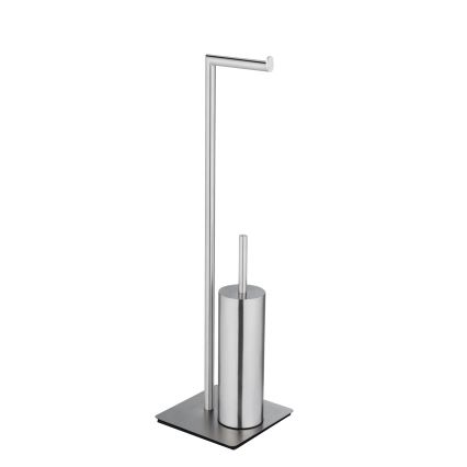 WENKO 25378100 - Escobilla para WC RECCO 20x71,5 cm satinado