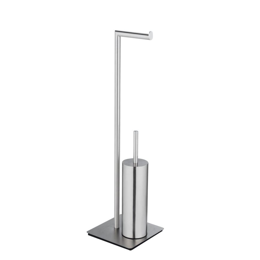 WENKO 25378100 - Escobilla para WC RECCO 20x71,5 cm satinado