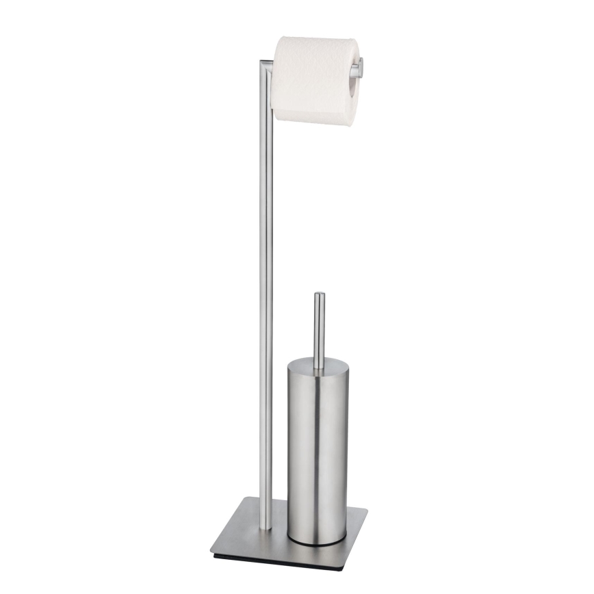 WENKO 25378100 - Escobilla para WC RECCO 20x71,5 cm satinado