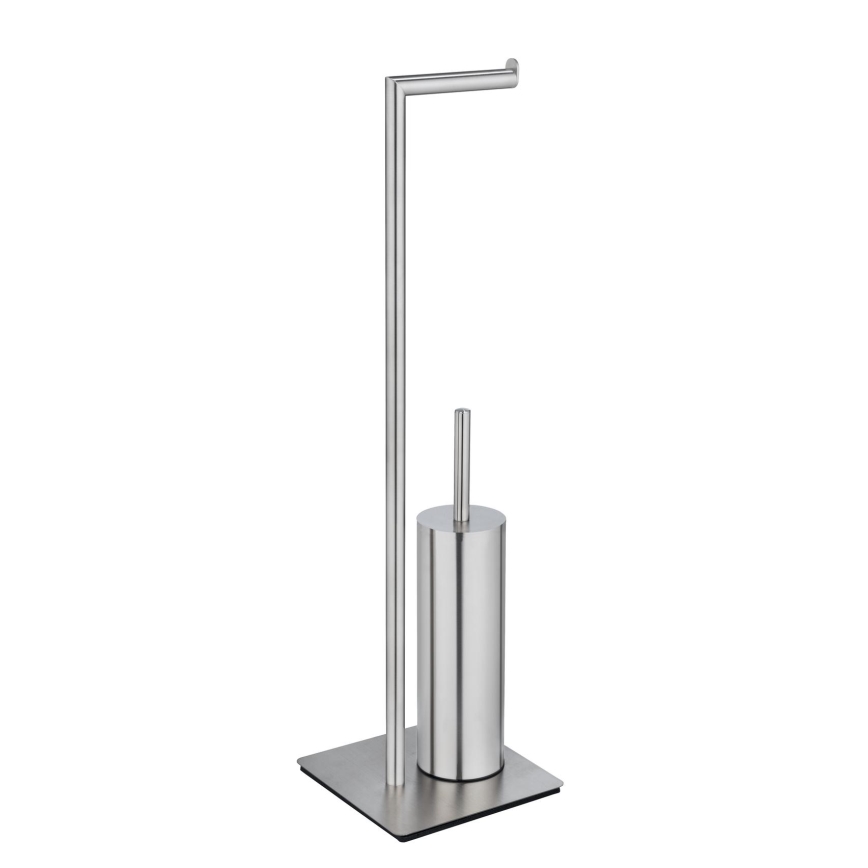 WENKO 25378100 - Escobilla para WC RECCO 20x71,5 cm satinado