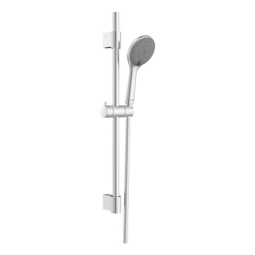 WENKO 25452100 - Set de ducha SISTEMA DE AHORRO DE AGUA 70 cm plateado