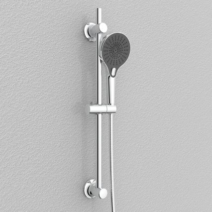 WENKO 25462100 - Barra de ducha LIBERTÀ 70 cm cromo brillante