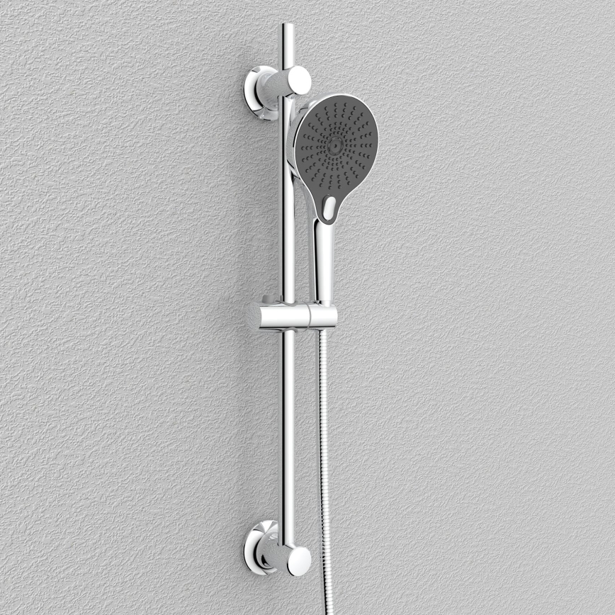 WENKO 25462100 - Barra de ducha LIBERTÀ 70 cm cromo brillante