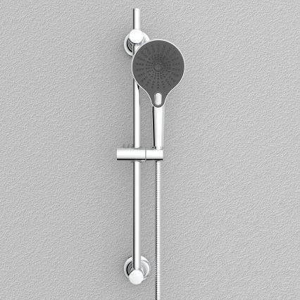 WENKO 25462100 - Barra de ducha LIBERTÀ 70 cm cromo brillante