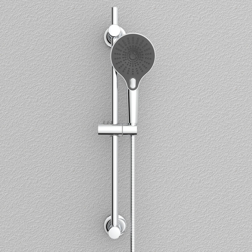 WENKO 25462100 - Barra de ducha LIBERTÀ 70 cm cromo brillante