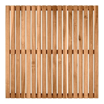 WENKO 25522100 - Alfombrilla ACACIA 55x55 cm marrón