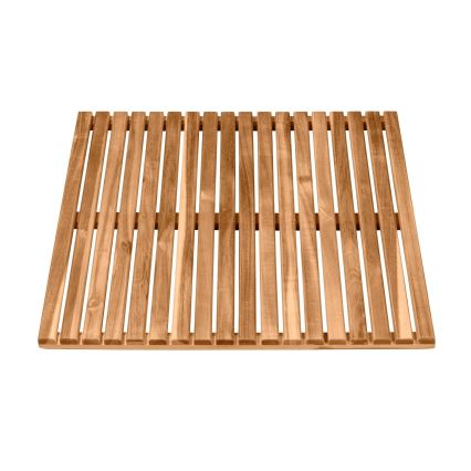 WENKO 25522100 - Alfombrilla ACACIA 55x55 cm marrón
