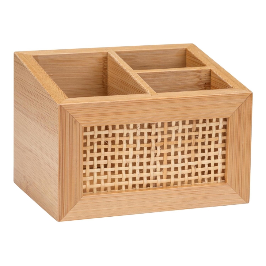 WENKO 25600100 - Organizador ALLEGRE 12x9 cm marrón