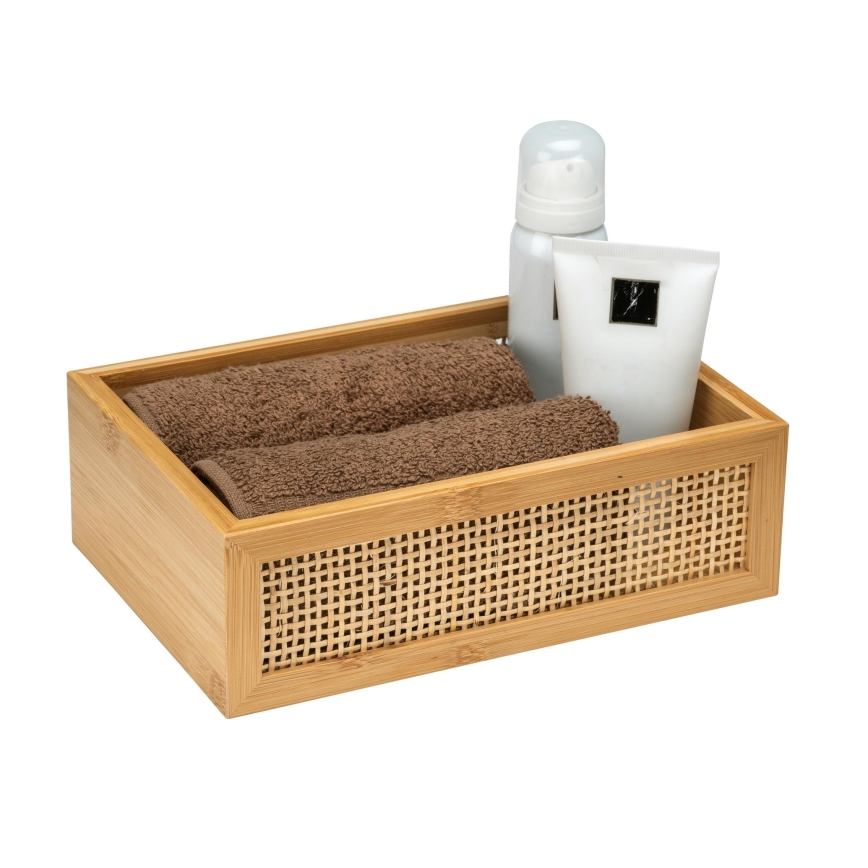 WENKO 25602100 - Bandeja para bañera ALLEGRE 22x15 cm marrón