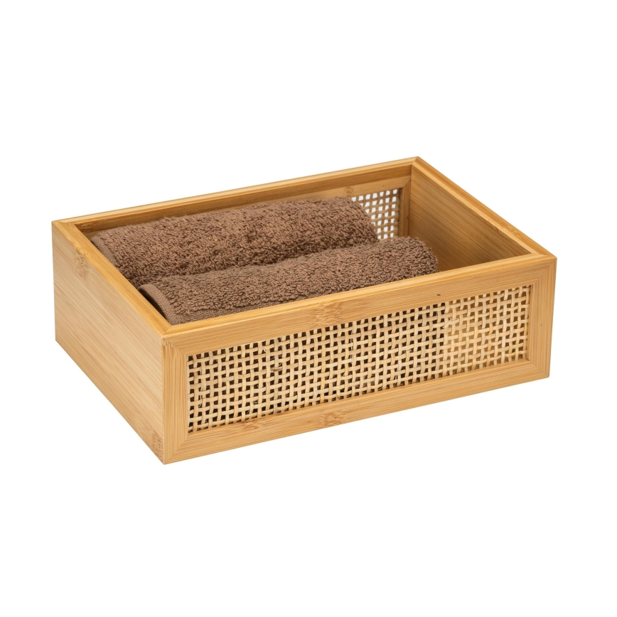 WENKO 25602100 - Bandeja para bañera ALLEGRE 22x15 cm marrón