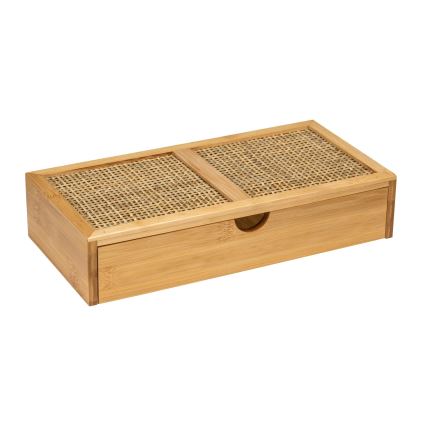 WENKO 25603100 – Organizador ALLEGRE 28x14 cm marrón