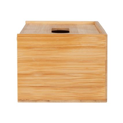 WENKO 25607100 - Dispensador de pañuelos ALLEGRE 25x13 cm marrón
