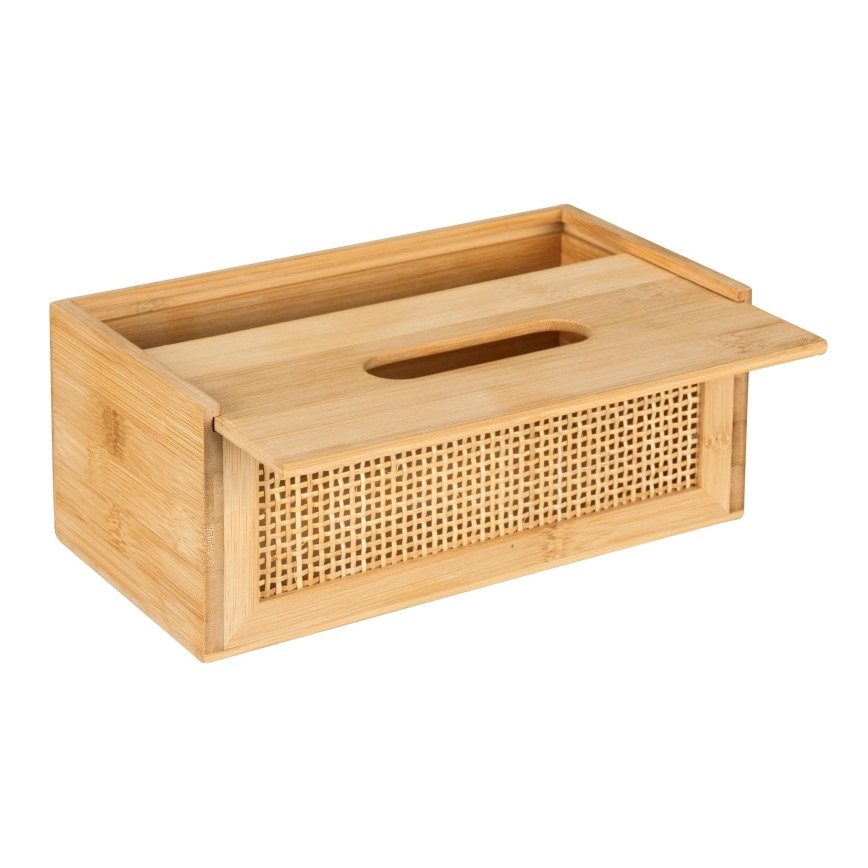 WENKO 25607100 - Dispensador de pañuelos ALLEGRE 25x13 cm marrón