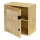 WENKO 25613100 - Armario ALLEGRE 30x30 cm marrón