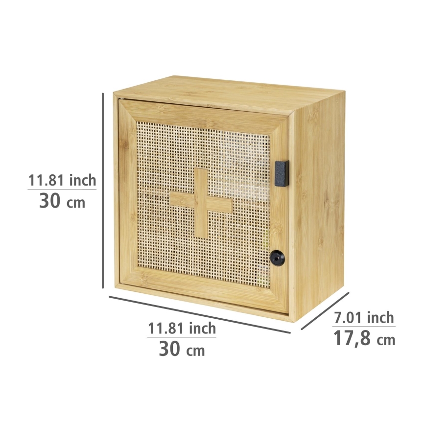 WENKO 25613100 - Armario ALLEGRE 30x30 cm marrón
