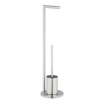 WENKO 25676100 - Set para WC FERLA 18x69,5 cm acero inoxidable satinado