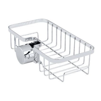 WENKO 25678100 - Cesta FLORESTA 24x14 cm, color plateado