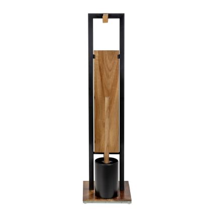 WENKO 25784100 - Juego para WC RIVALTA 18x70 cm marrón/negro