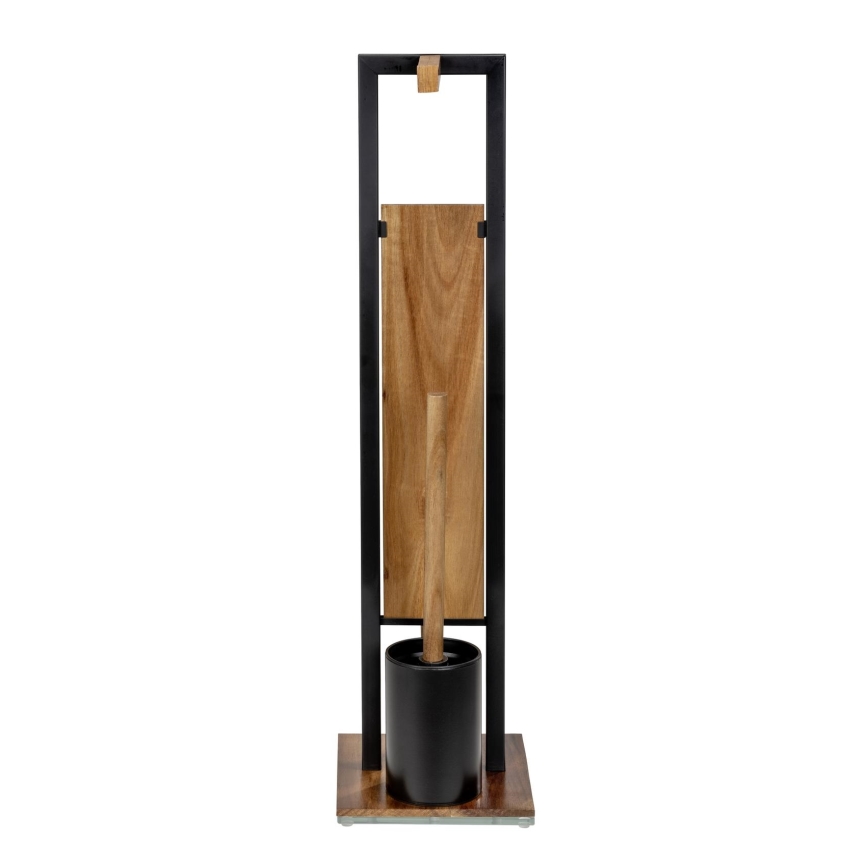 WENKO 25784100 - Juego para WC RIVALTA 18x70 cm marrón/negro