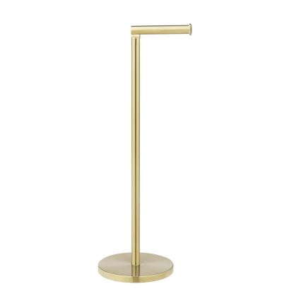 WENKO 25791100 - Soporte para papel higiénico 21x55 cm dorado/plateado