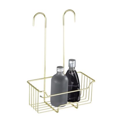 WENKO 25937100 - Cesta de ducha MILO 25x36 cm acero inoxidable/dorado/transparente