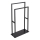 WENKO 26056100 - Toallero de pie RIVALTA 46x80 cm acero inoxidable/negro